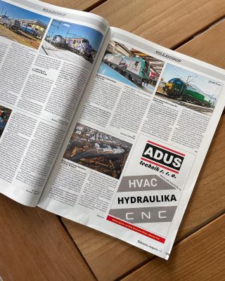 Už jste nás zahlédli v měsíčním (4/2023) vydání “Železniční magazín” ? 👀🚞 #adustechnik #adusnovinky #zeleznicnimagazin